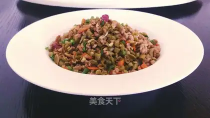 Sour bean fried meat