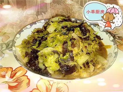 stir-fried cabbage with fungus