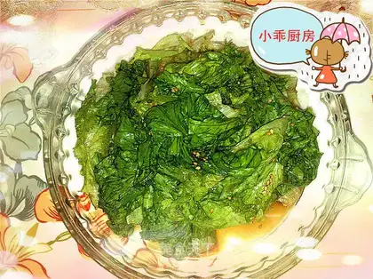 Mixed lettuce with oyster sauce