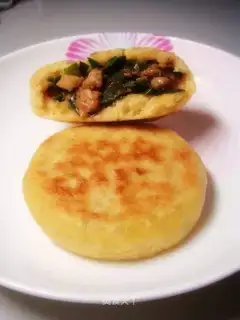 Coarse grain leek patty