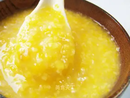 Corn and pumpkin golden porridge
