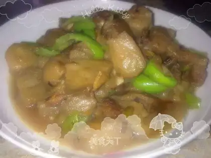 Stewed pork and eggplant