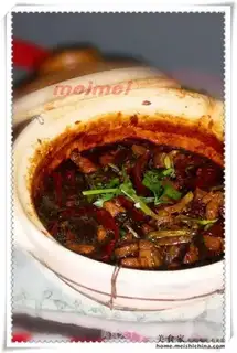 Salted fish and flower belly stew