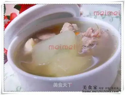 Winter melon pork ribs soup