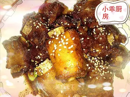 braised pork ribs