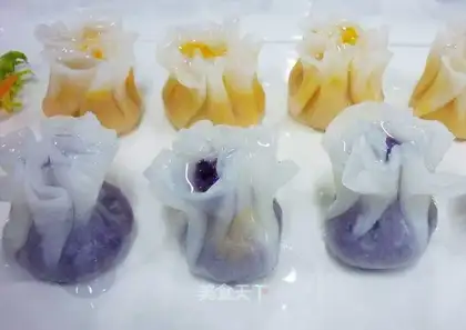Crystal two-color steamed sale