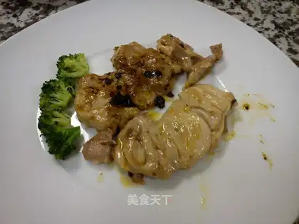 Delicious fried chicken steak