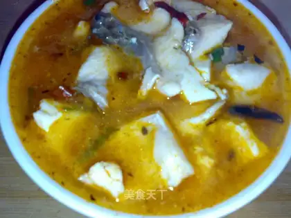 Spicy tofu pudding fish