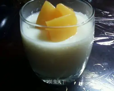 Yellow peach double skin milk