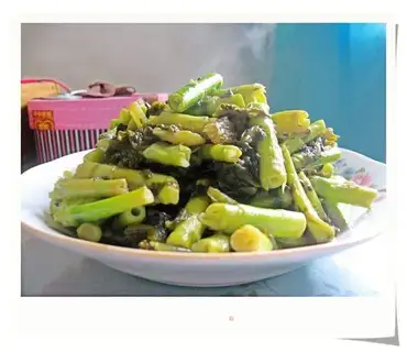 Vegetable and wild bamboo shoots