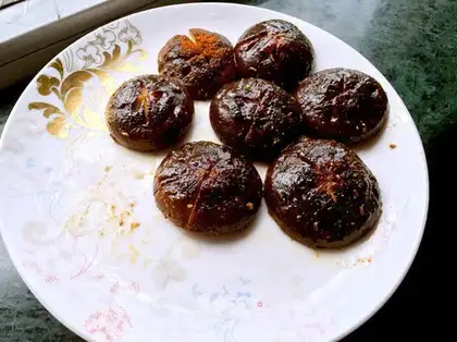 Garlic roast mushrooms