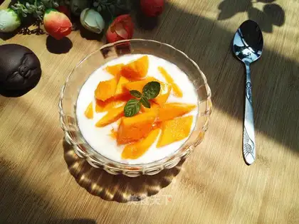 Mango honey yogurt