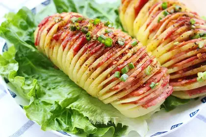 Bacon organ roasted potatoes