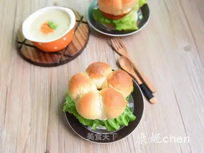 A flower burger