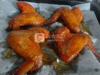 Roasted chicken wings