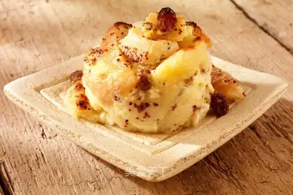 Bread butter pudding