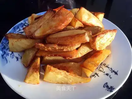 Cracked potatoes