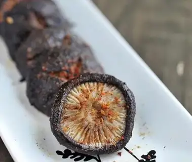 Baked mushrooms