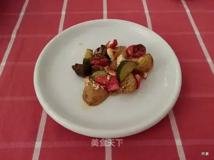 Olive oil roasted vegetables