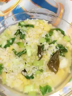 Pummy tea and rice