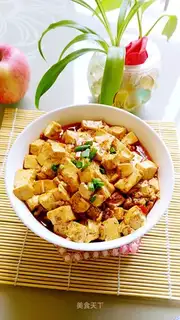 Tofu fried meat