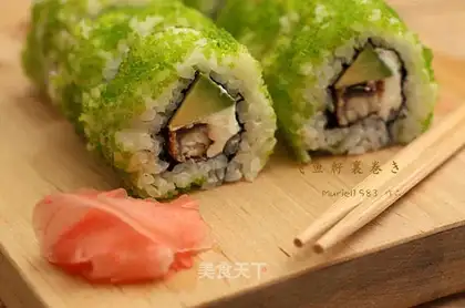 Flying fish seeds flip sushi
