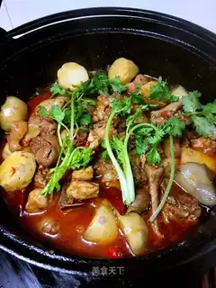 Potato chicken