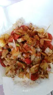 Salted potatoes and potatoes