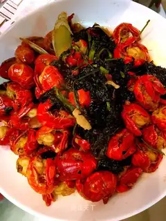 Spicy purple lobster