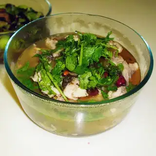 Home-cooked vegetables