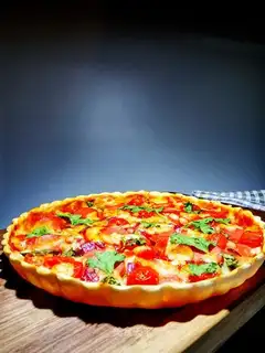 Scrumptious sausage pizza