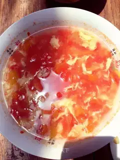 Tomato egg soup