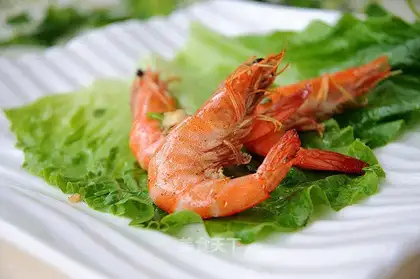 Hot, black shrimp