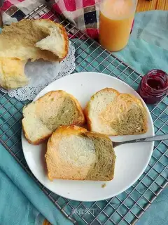 Three colored toast