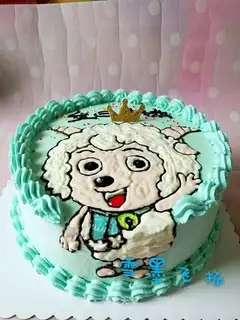Sheep's birthday cake