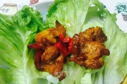 No oily honey sauce for roast chicken leg
