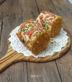 Ham chicken pine rolls