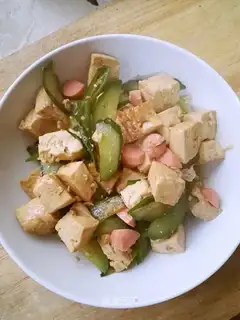Cucumber tofu