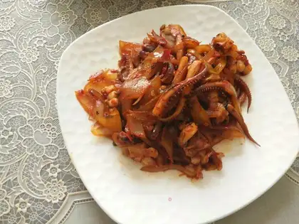 Spicy squid