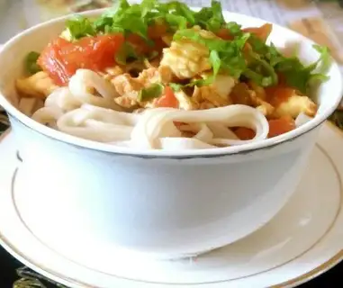 Tomato eggs for noodles