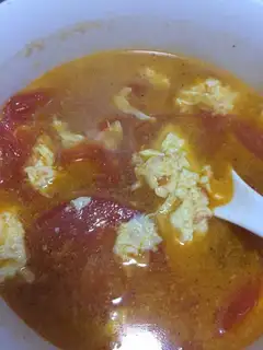 Potato egg soup