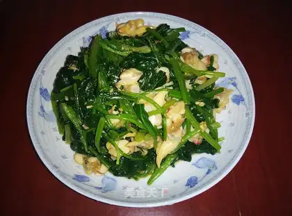 Spinach platter