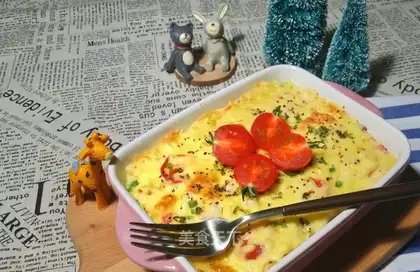 Cheese and potatoes