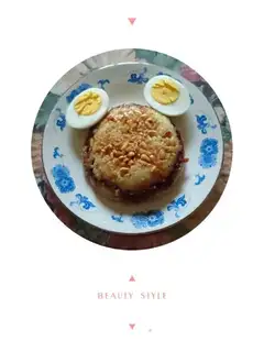 Cinnamon bean rice cake