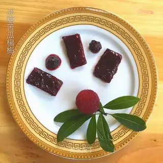 Ice cream and melon
