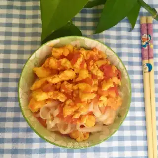 Tomato egg noodles
