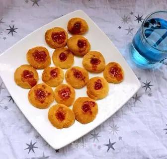 Sour sweet jam, cookie