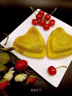Twin hearts sponge cake