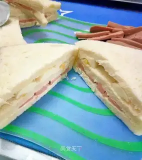 Homemade yogurt sandwich