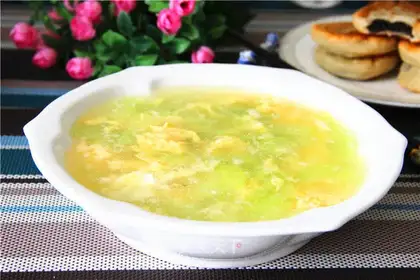 cucumber egg soup